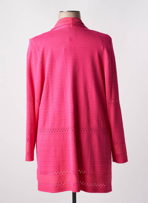 Vestă cu mâneci lungi roz SIGNATURE femeie