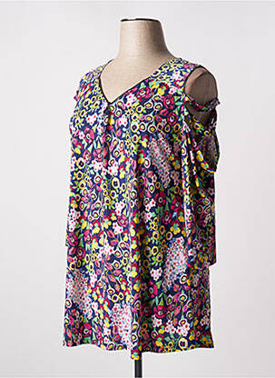 Tunică mâneci lungi albastru 2W PARIS femeie