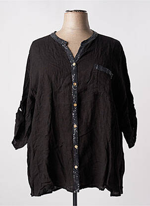 Cămașă negru PIMENT ROUGE femeie