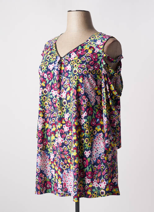 Tunică mâneci lungi albastru 2W PARIS femeie