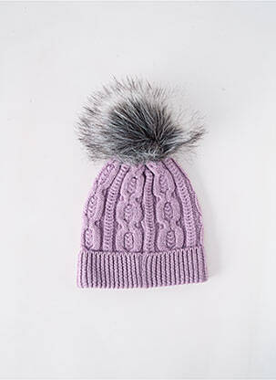 Căciulă tricot gros violet NAME IT fată