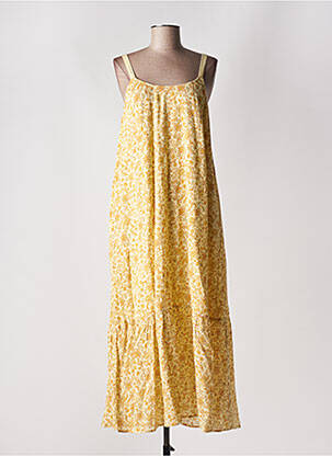 Rochie lungă galben INDI & COLD femeie