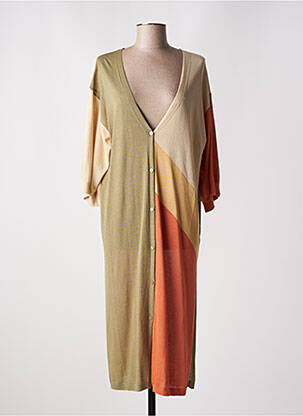 Vestă cu mâneci lungi verde SKATÏE femeie