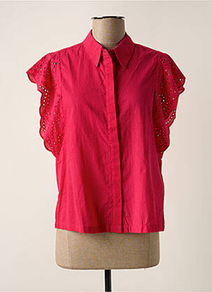 Cămașă roz PIECES femeie