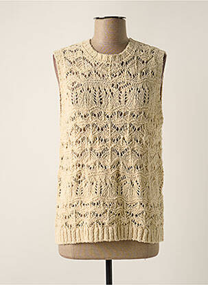 Pulover bej MINIMUM femeie