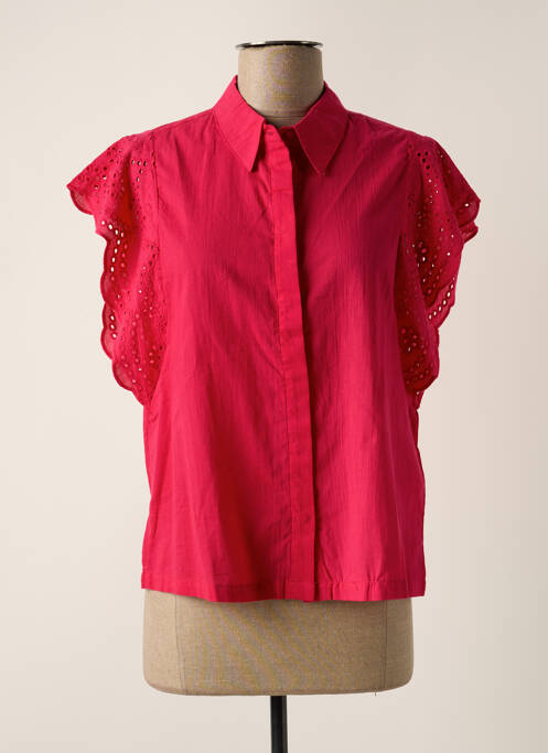 Cămașă roz PIECES femeie