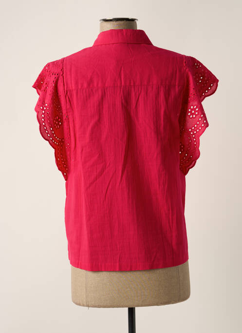 Cămașă roz PIECES femeie