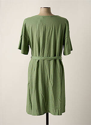 Rochie midi mâneci scurte mâneci scurte verde VERO MODA femeie