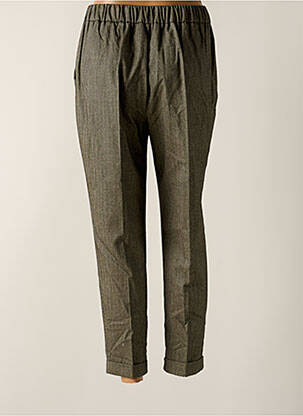 Pantalon drept croială morcov talie joasă gri INDI & COLD femeie