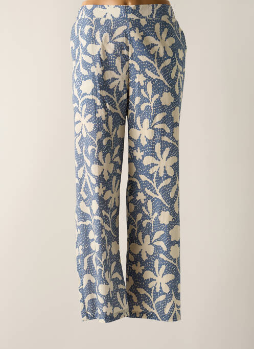 Pantalon larg albastru MUS & BOMBON femeie