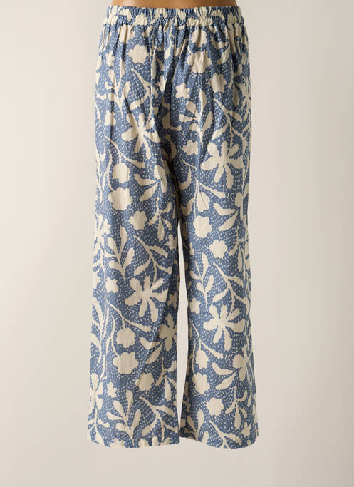 Pantalon larg albastru MUS & BOMBON femeie