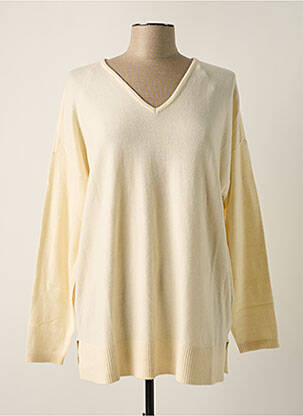 Pulover bej ONLY CARMAKOMA femeie