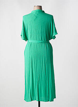 Rochie lungă mâneci scurte mâneci scurte verde VERO MODA femeie
