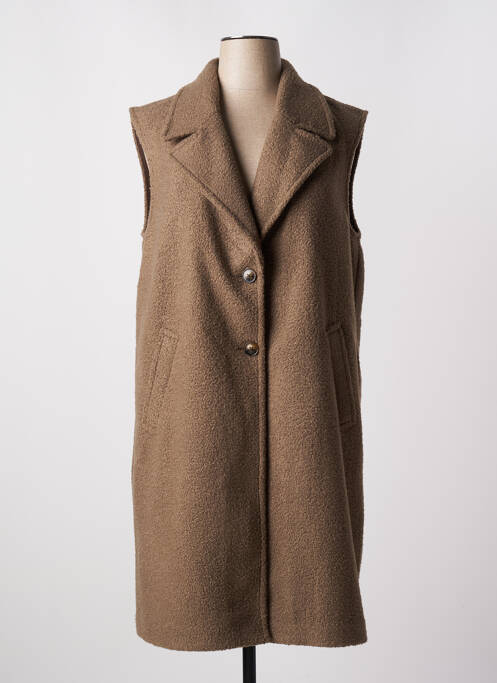 Palton lung maro VERO MODA femeie