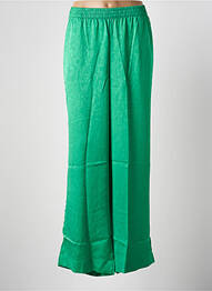 Pantalon larg croială fluidă mărime normală verde VERO MODA femeie