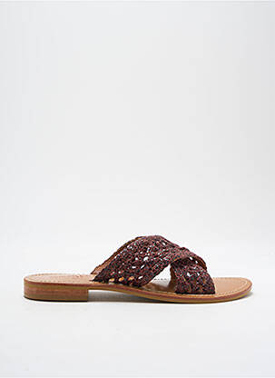 Mulete/Saboți violet COULEUR POURPRE femeie