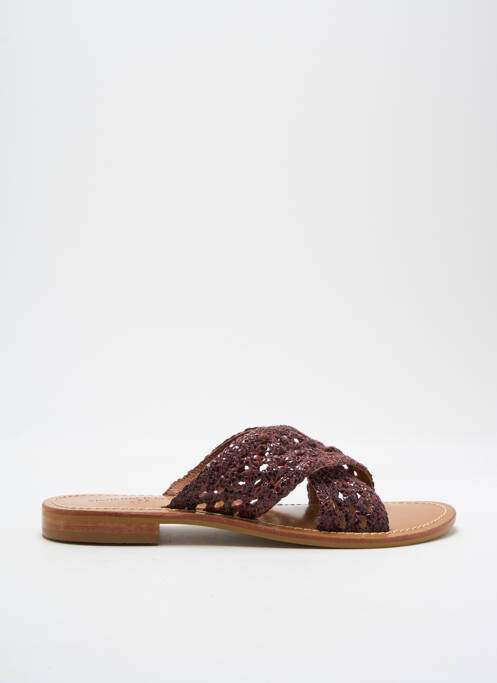 Mulete/Saboți violet COULEUR POURPRE femeie