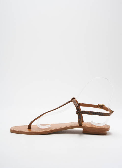 Șlapi maro COULEUR POURPRE femeie