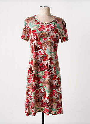 Rochie midi roșu GEVANA femeie