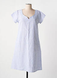 Rochie midi mâneci scurte mâneci scurte albastru AGATHE & LOUISE femeie