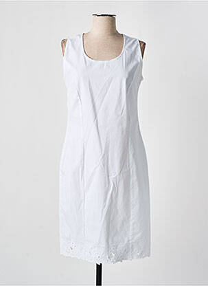 Rochie midi fără mâneci fără mâneci alb MERI & ESCA femeie