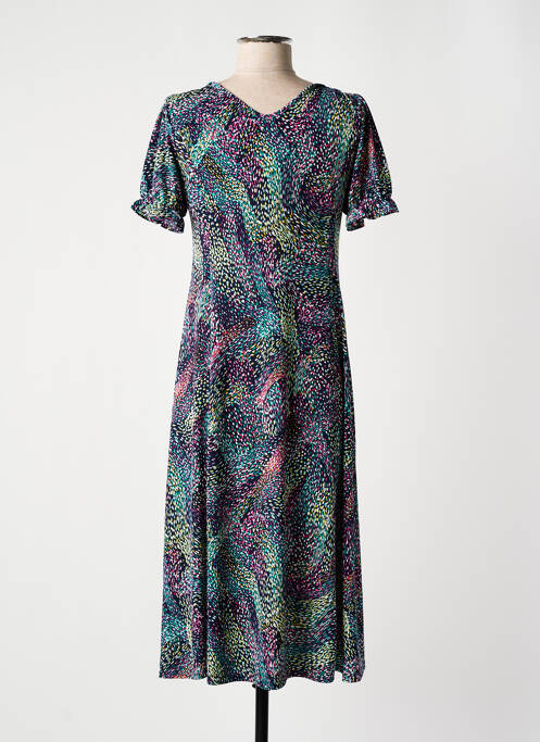 Rochie midi albastru GEVANA femeie