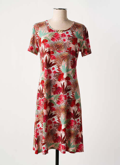 Rochie midi roșu GEVANA femeie