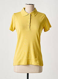 Polo țesătură jersey mâneci scurte galben M.X.O femme