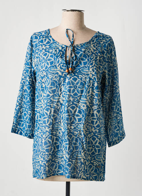 Tunică mâneci lungi albastru AGATHE & LOUISE femeie