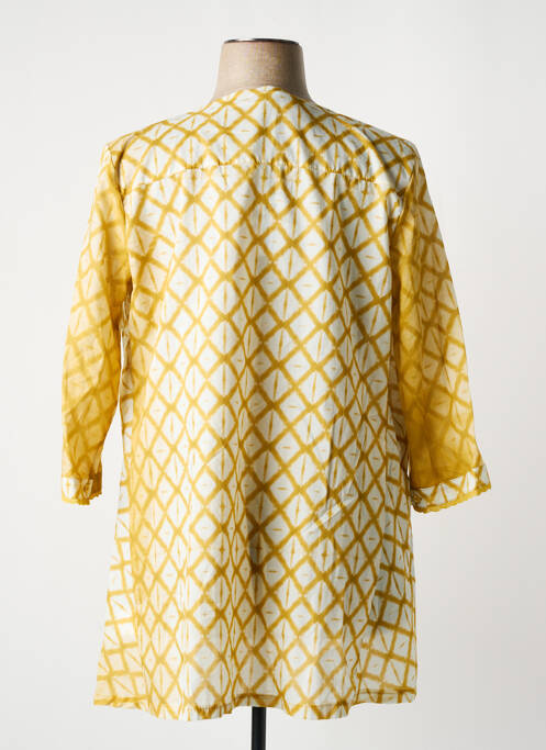 Tunică mâneci lungi galben FRANCK ANNA femeie