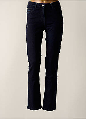 Blugi cu croială slim albastru AGATHE & LOUISE femeie