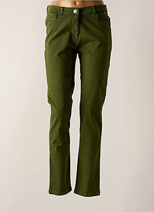 Pantalon slim verde AGATHE & LOUISE femeie