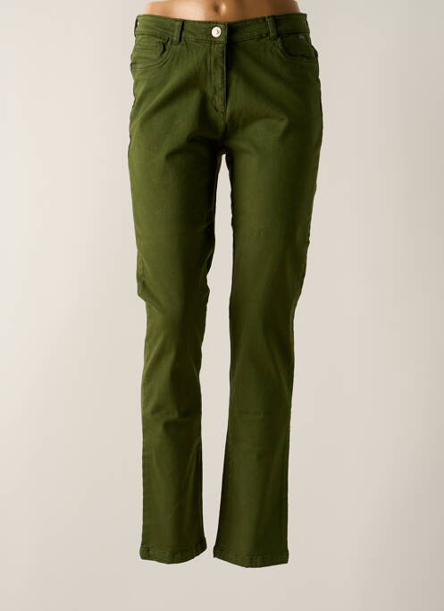 Pantalon slim verde AGATHE & LOUISE femeie