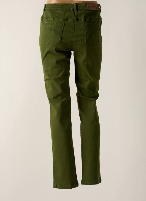 Pantalon slim verde AGATHE & LOUISE femeie
