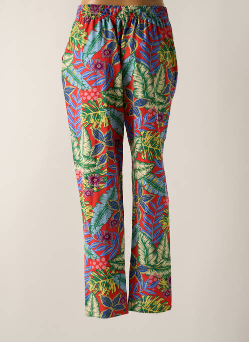 Pantalon drept roșu ROSE POMME femeie