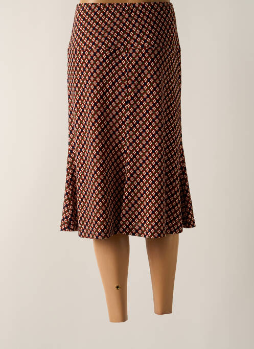 Fustă midi maro TELMAIL femeie