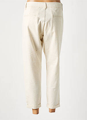 Pantalon 7/8 talie cu cleme mărime normală bej IMPERIAL femeie