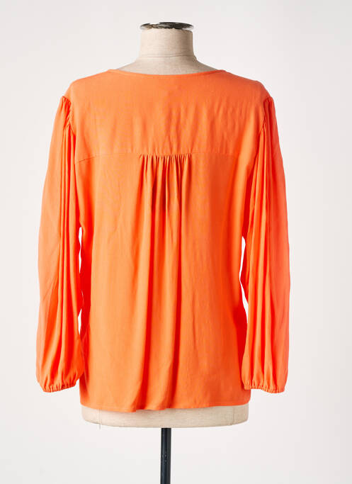 Cămașă țesătură crep mâneci lungi portocaliu ZILCH femme