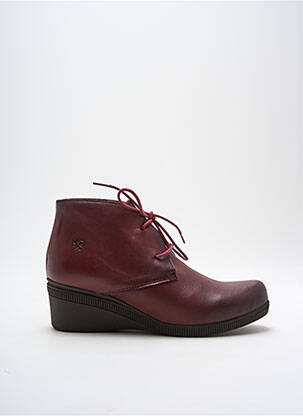 Botine/ghete material neted toc de 4 la 6 cm violet YOKONO femeie