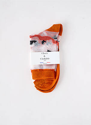 Șosete portocaliu CLOVIS & CLOTHILDE femeie