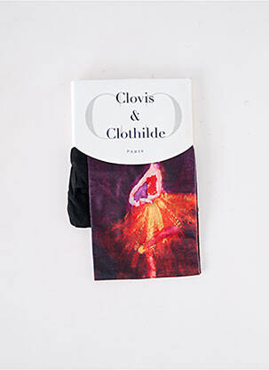 Colanți imprimeu fantezie violet CLOVIS & CLOTHILDE femeie