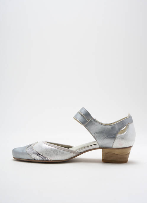 Sandale/Pantofi decupați argintiu DORKING femeie