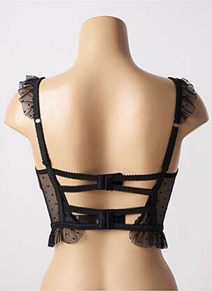 Corset ușoară și transparentă negru LINGADORE femeie