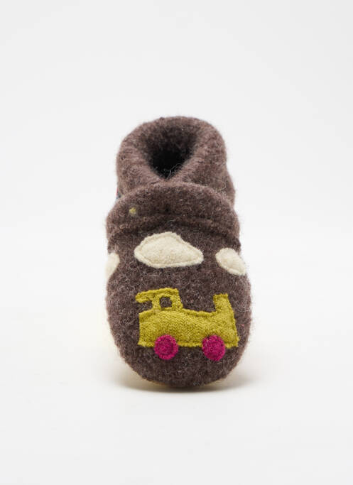 Papuci/Pantofi de casă maro HAFLINGER băiat