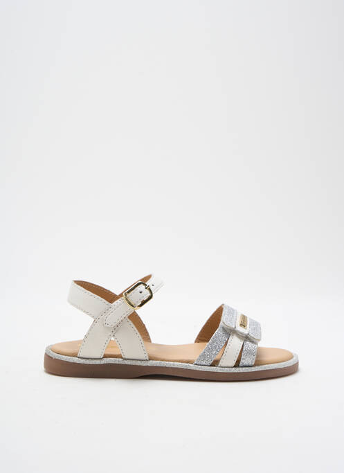 Sandale/Pantofi decupați argintiu LES TROPEZIENNES PAR M.BELARBI fată