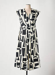 Rochie lungă mâneci scurte mâneci scurte negru MARIA BELLENTANI femeie