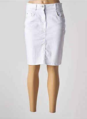 Fustă midi alb CECIL femeie