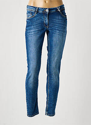 Blugi skinny elasticitate talie joasă albastru CECIL femeie