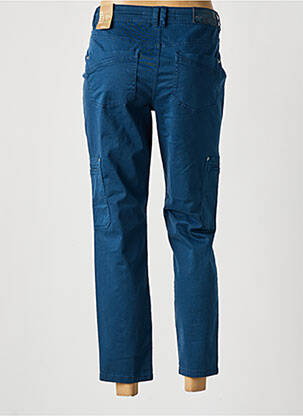 Pantalon 7/8 țesătură poplin mărime normală albastru CECIL femeie