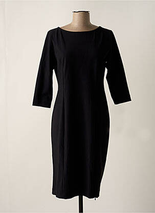 Rochie midi mâneci 3/4 mâneci 3/4 negru CYCLAMELLE femeie